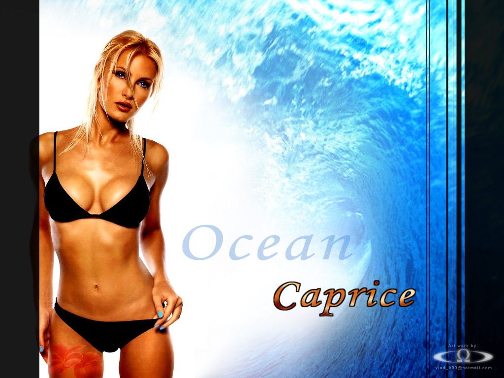 Wallpapers Celebrities Women Caprice Bourret Ocean Caprice