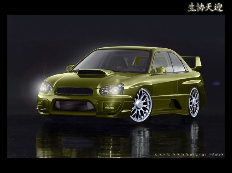 Fonds d'cran Voitures Tuning Xtrem Impreza