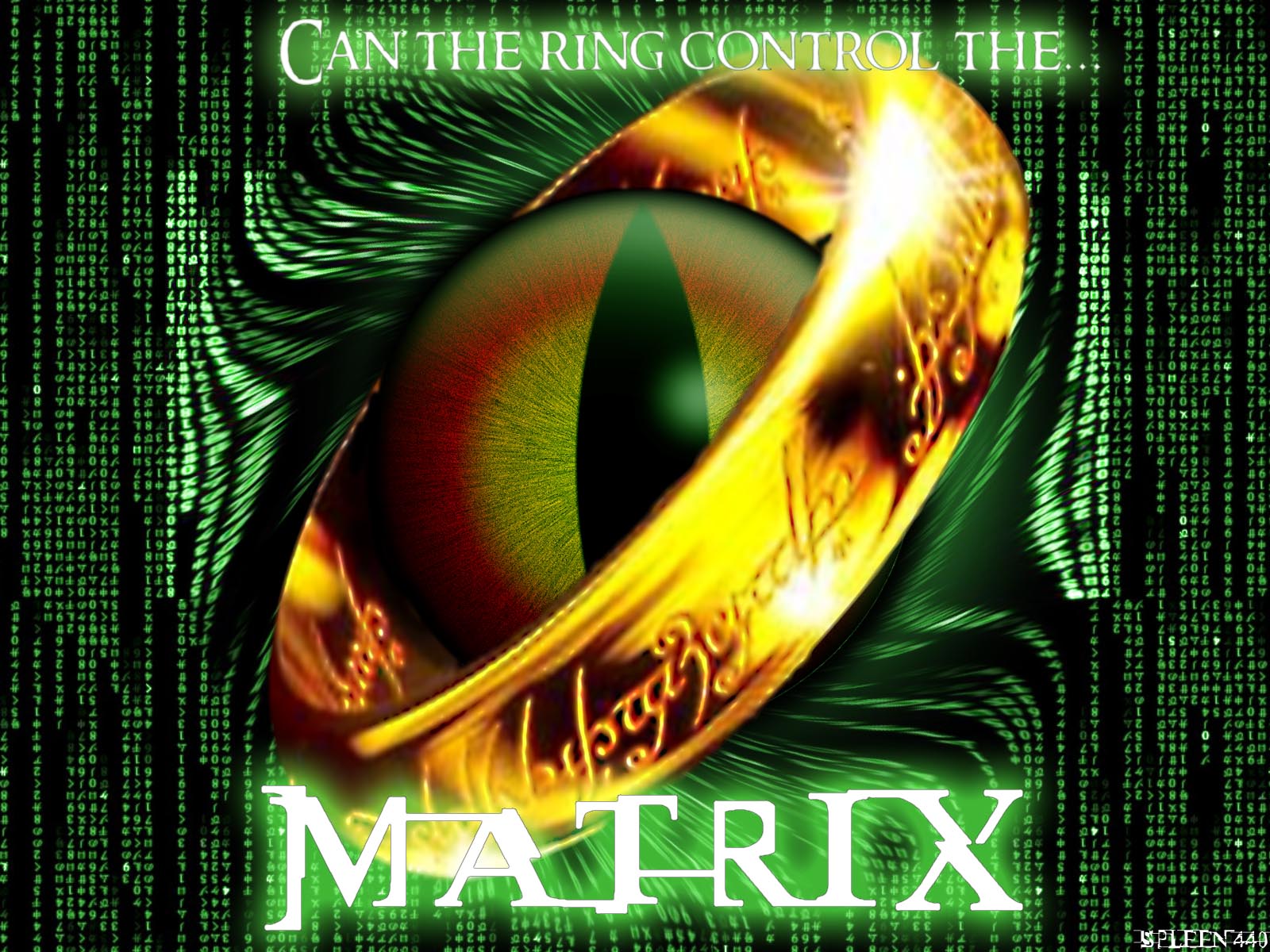 Fonds d'cran Cinma Matrix 2 Reloaded The ring is not real.