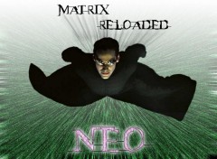 Fonds d'cran Cinma Matrix Reloaded - Flying Neo