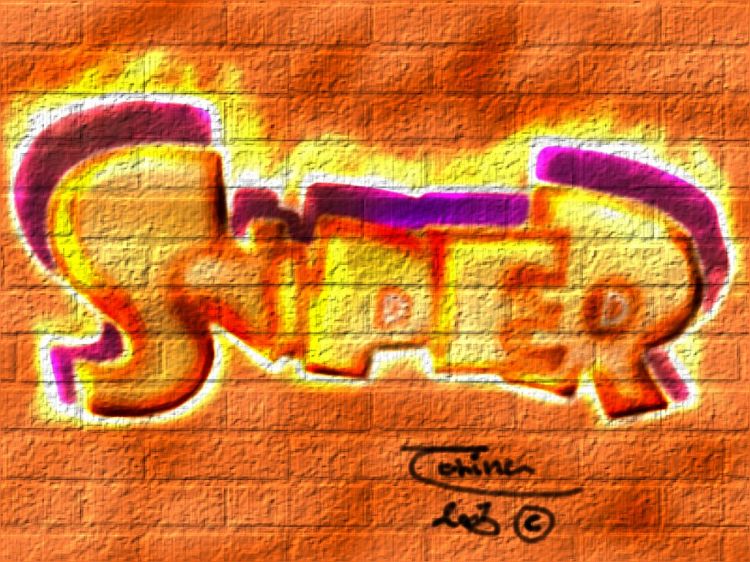 Wallpapers Digital Art Graffitis - Typography Sniper