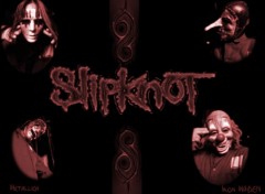 Fonds d'cran Musique Slipknot rouge