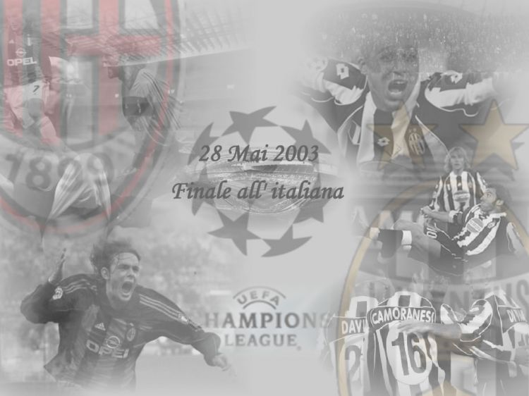 Wallpapers Sports - Leisures Football FINALE C1 2003 : MILAN-JUVENTUS