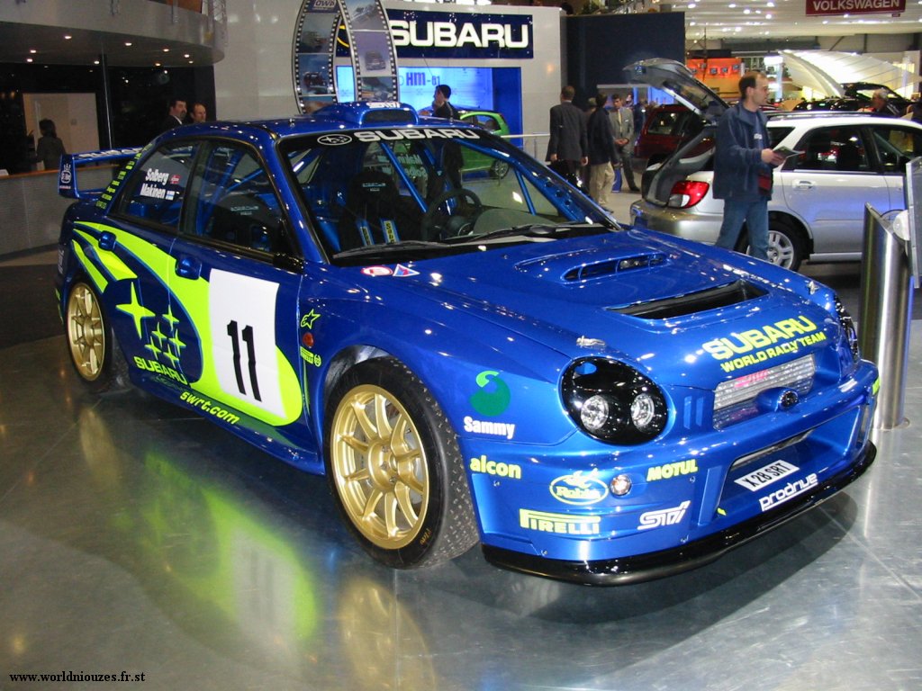 Fonds d'cran Voitures Subaru Subaru WRC Geneve 2002