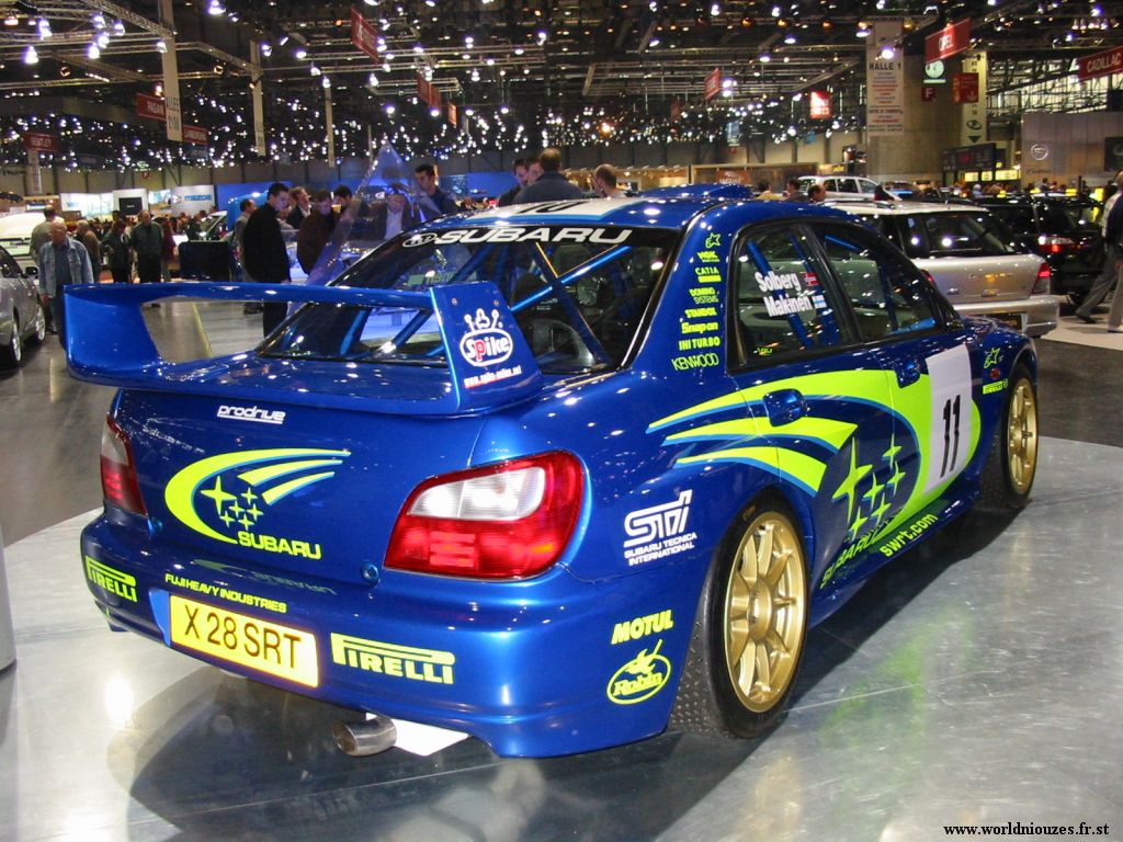 Wallpapers Cars Subaru Subaru WRC Geneve 2002