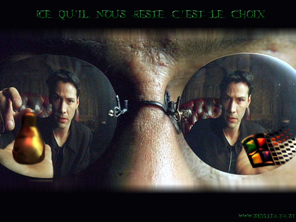 Wallpapers Movies Matrix 1 matrix linux vs windows