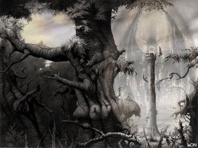 Wallpapers Digital Art Nature - Landscapes Lord Demon