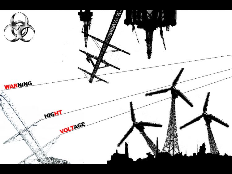 Wallpapers Digital Art Compositions 2D Warning High Voltage