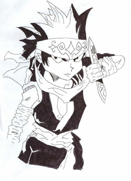 Fonds d'cran Art - Crayon Manga - Shaman King Horohoro