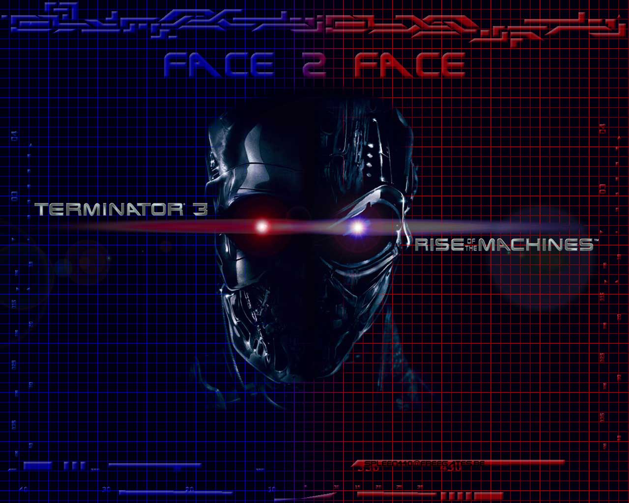 Wallpapers Movies Terminator 3 - Rise of the Machines Face 2 Face