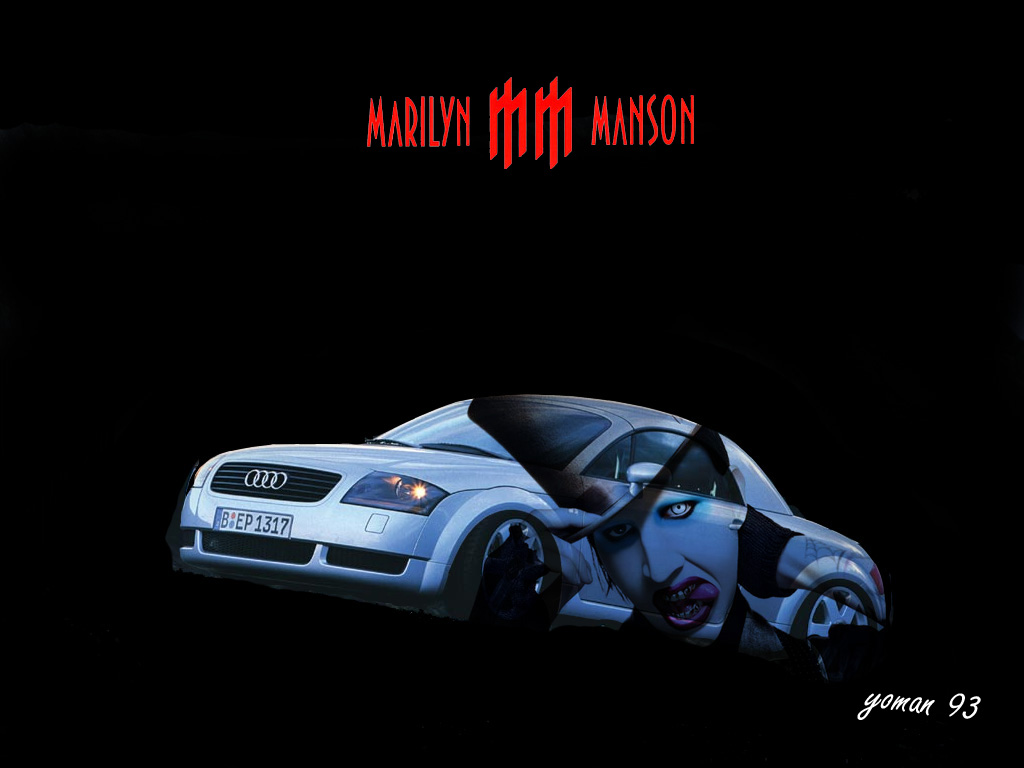 Fonds d'cran Musique Marilyn Manson Audi TT Marilyn Manson