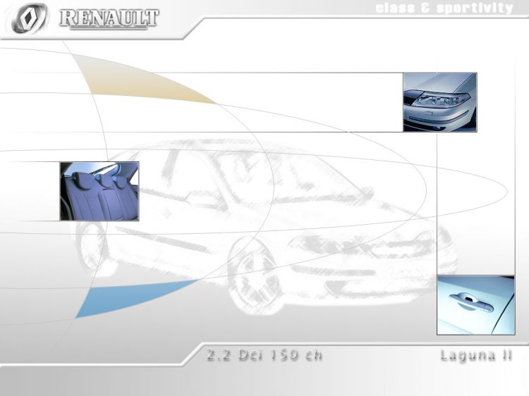 Fonds d'cran Voitures Renault LAGUNA II - Class & Sportivity