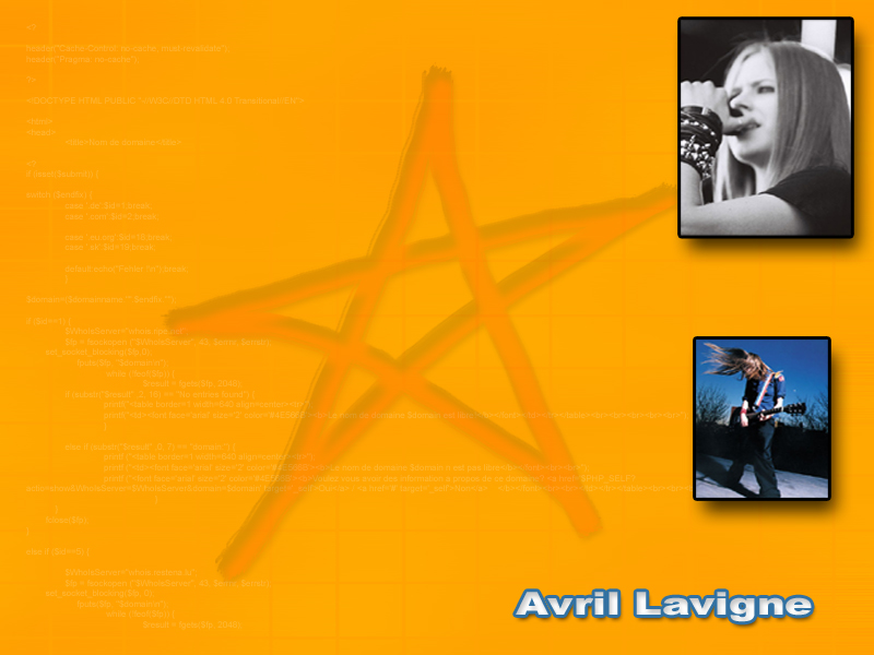 Wallpapers Music Avril Lavigne Avril Lavigne