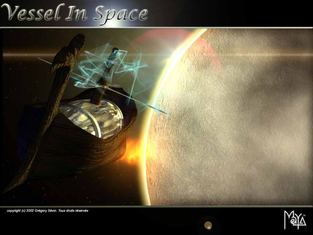 Wallpapers Digital Art Space - Universe Vessel In Space