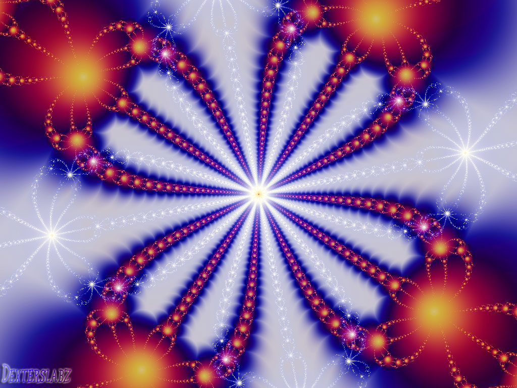 Wallpapers Digital Art Fractals, Kaleidoscope Fireworks 2