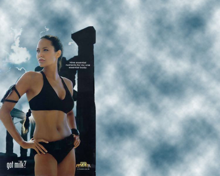 Wallpapers Movies Lara Croft - Tomb Raider Got milk?