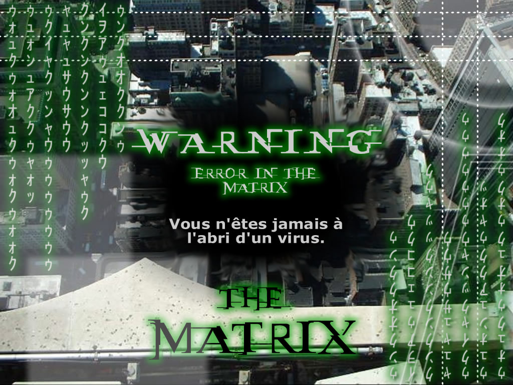 Wallpapers Movies Matrix 2 Reloaded THE MATRIX : WARNING v2.0