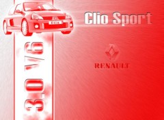 Fonds d'cran Voitures ..:: Clio V6 - 3.0 - 230 Ch ::..