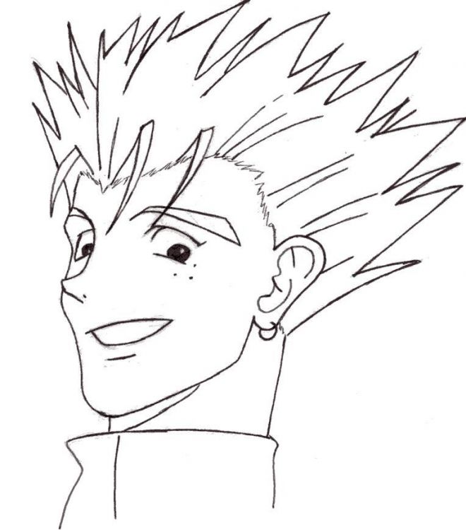 Fonds d'cran Art - Crayon Manga - Trigun Vash The Stampede 2