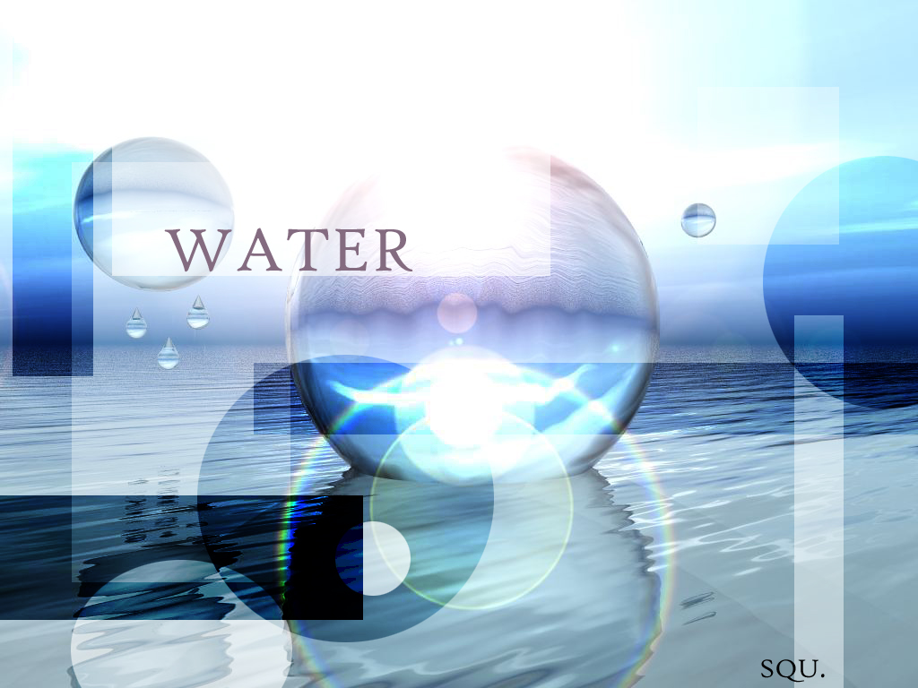 Wallpapers Digital Art Abstract squ.water