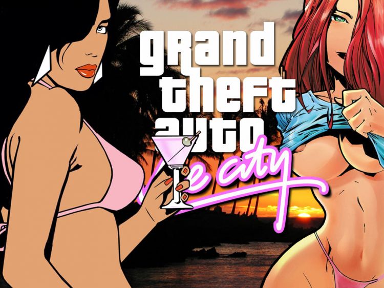 Wallpapers Video Games GTA Vice City Greetings from Vice City