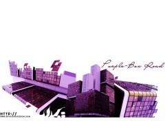 Wallpapers Digital Art Purple-Box Road