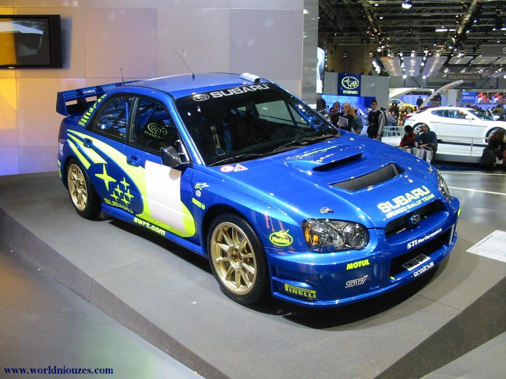 Wallpapers Cars Subaru Subaru WRC Salon de Genve 2003