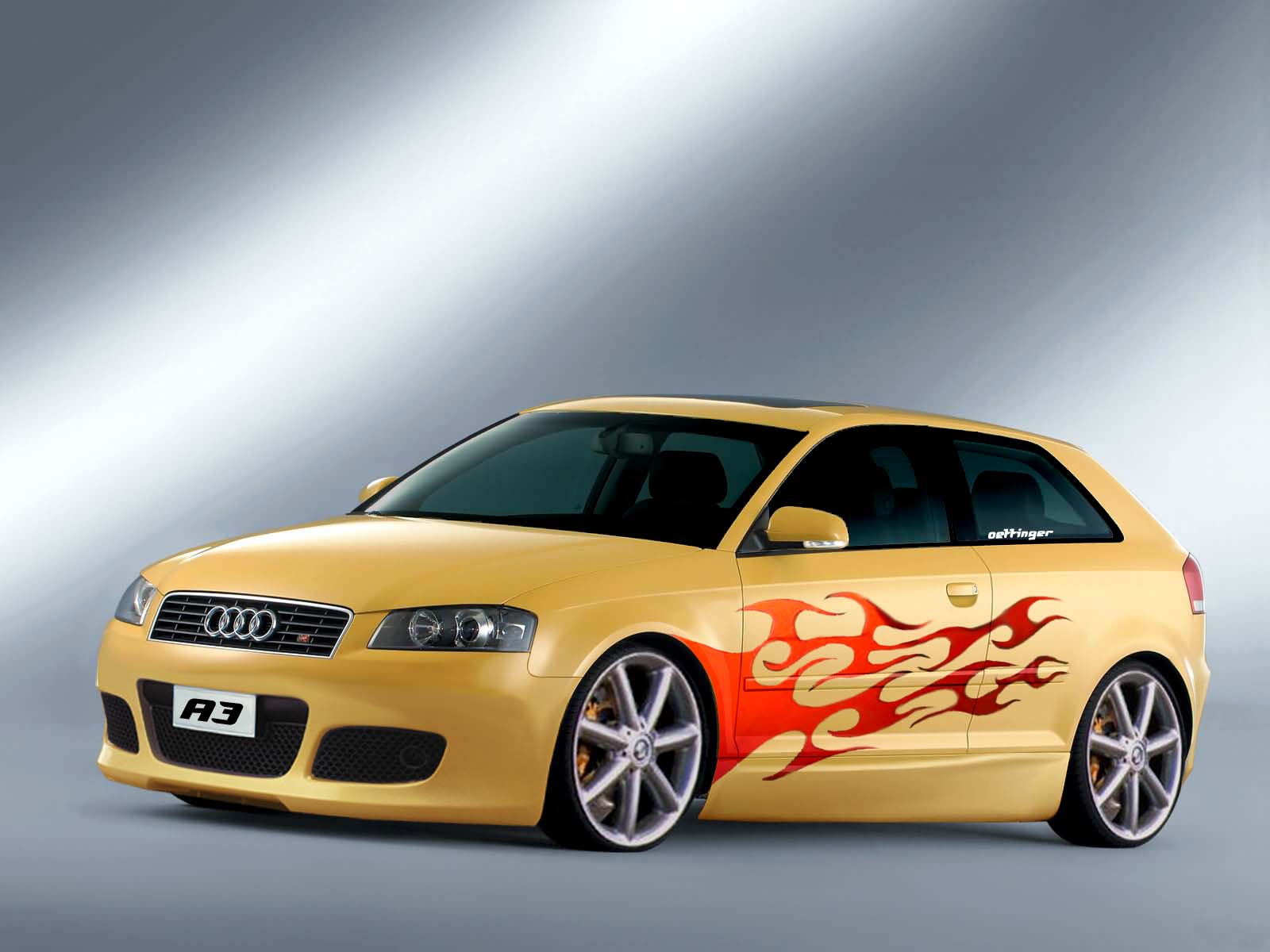 Wallpapers Cars Tuning A3 flamming by Shinwah