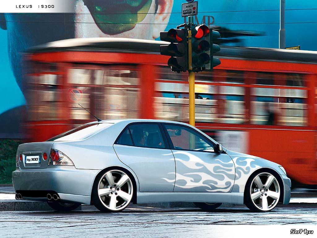 Fonds d'cran Voitures Tuning Lexus IS300 by Shinwah