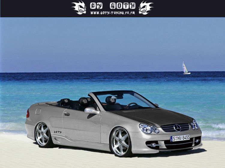 Wallpapers Cars Tuning MERCOS CLK CAB BY GOTH