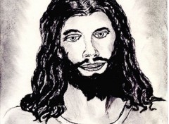 Fonds d'cran Art - Crayon Jsus Christ