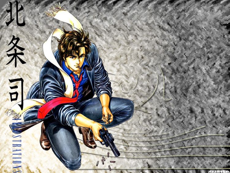 Fonds d'cran Manga City Hunter tat d'alerte