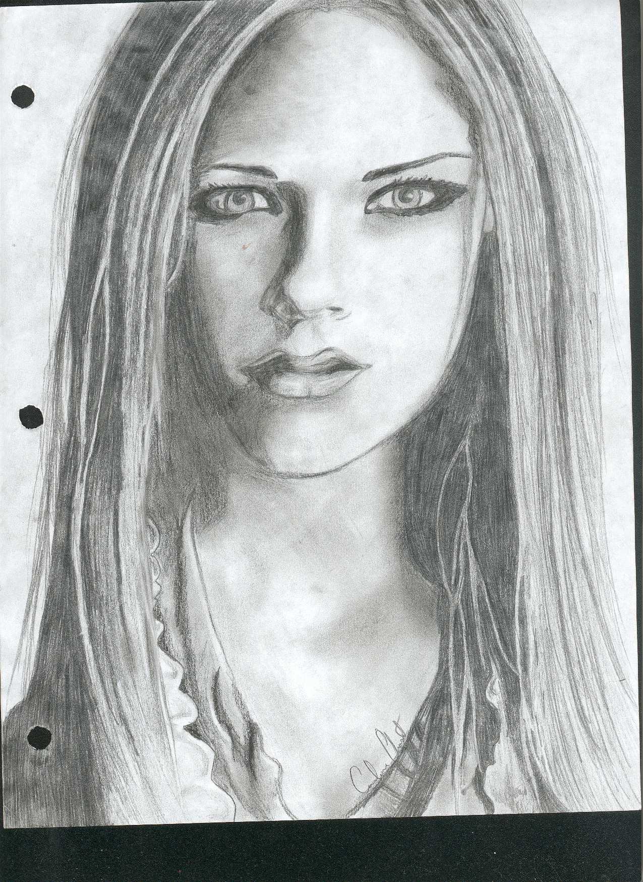 Wallpapers Art - Pencil Music Avril Lavigne