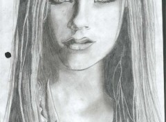 Wallpapers Art - Pencil Avril Lavigne