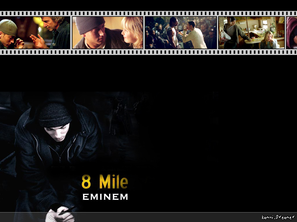 Fonds d'cran Cinma 8 Mile Eminem Story