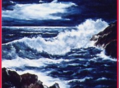 Fonds d'cran Art - Peinture nuit d'orage