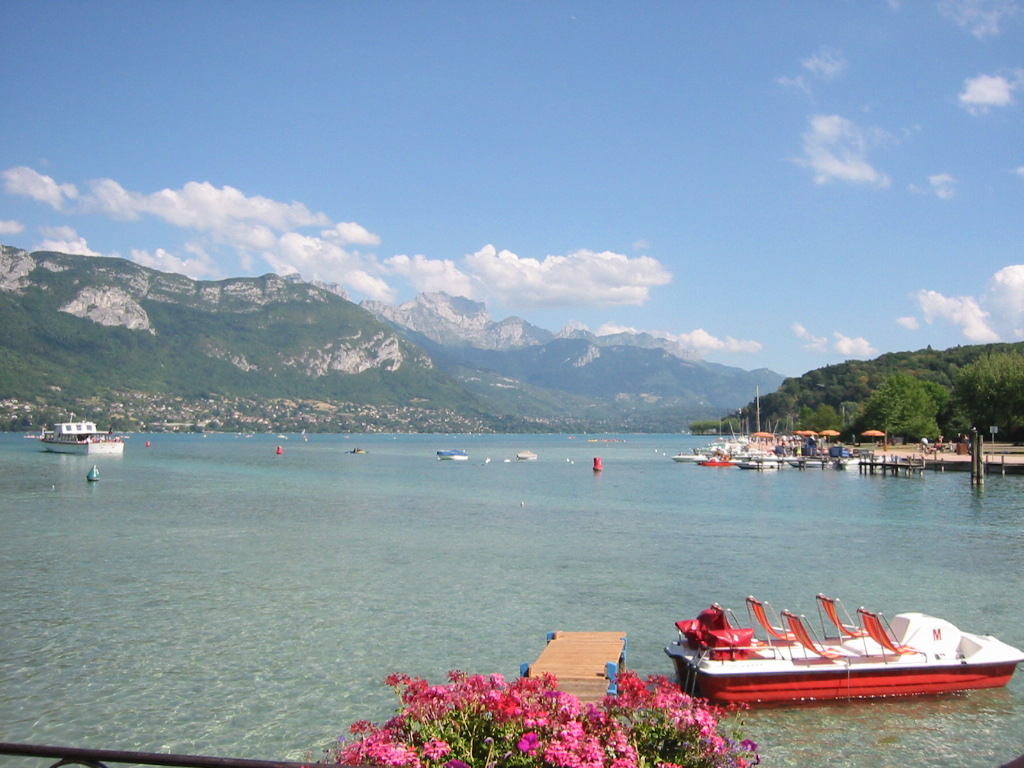 Fonds d'cran Nature Couchers et levers de Soleil Lac d'Annecy