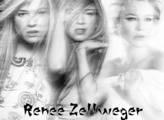 Wallpapers Celebrities Women Renee noir et blanc