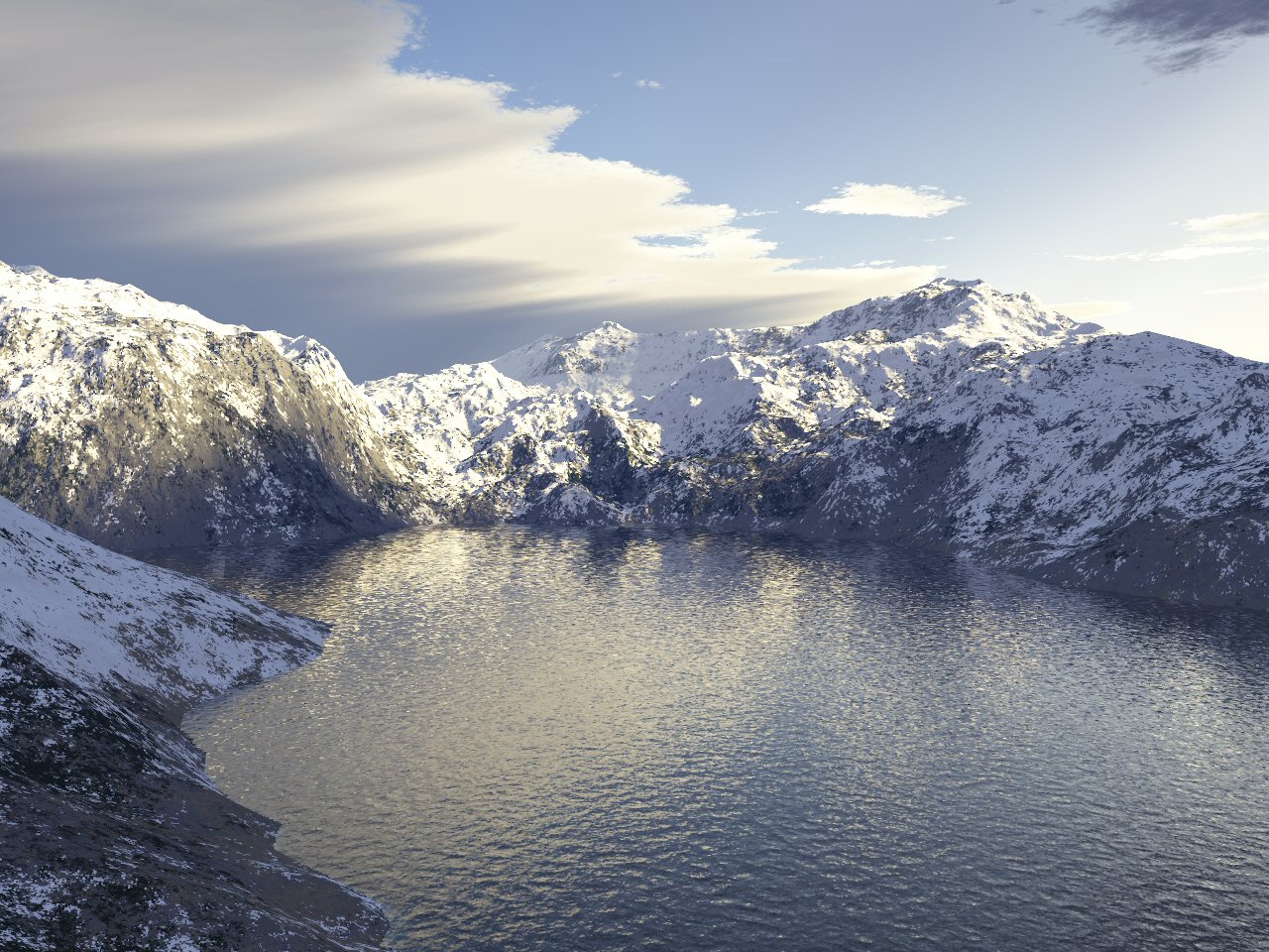 Wallpapers Digital Art 3D - Terragen Ouest Canadien 01