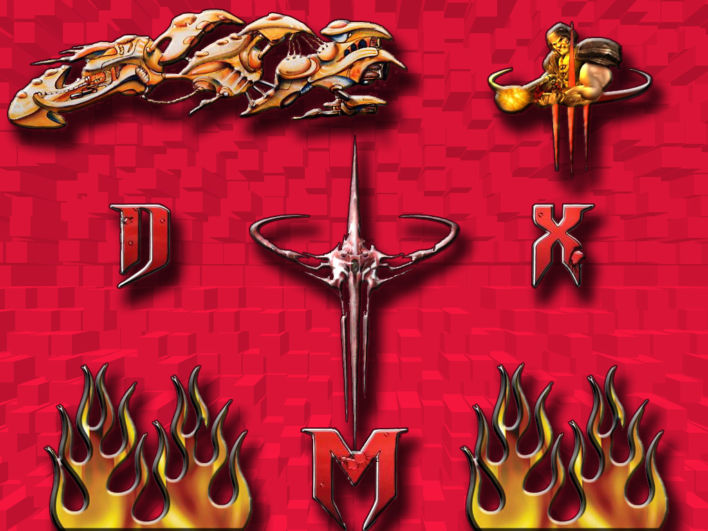 Fonds d'cran Jeux Vido Quake (1, 2 & 3) les flames du mal