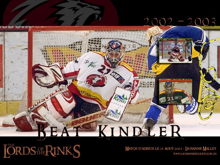 Wallpapers Sports - Leisures Hockey Un des derniers matchs de Kindler