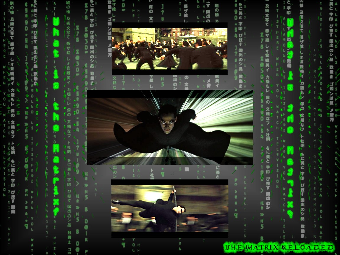 Wallpapers Movies Matrix 2 Reloaded Matrix Reloaded