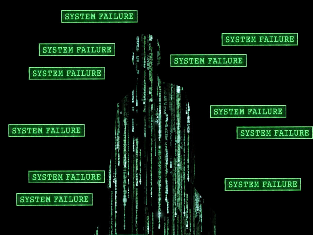 Wallpapers Movies Matrix 2 Reloaded NEO : SYSTEM FAILURE