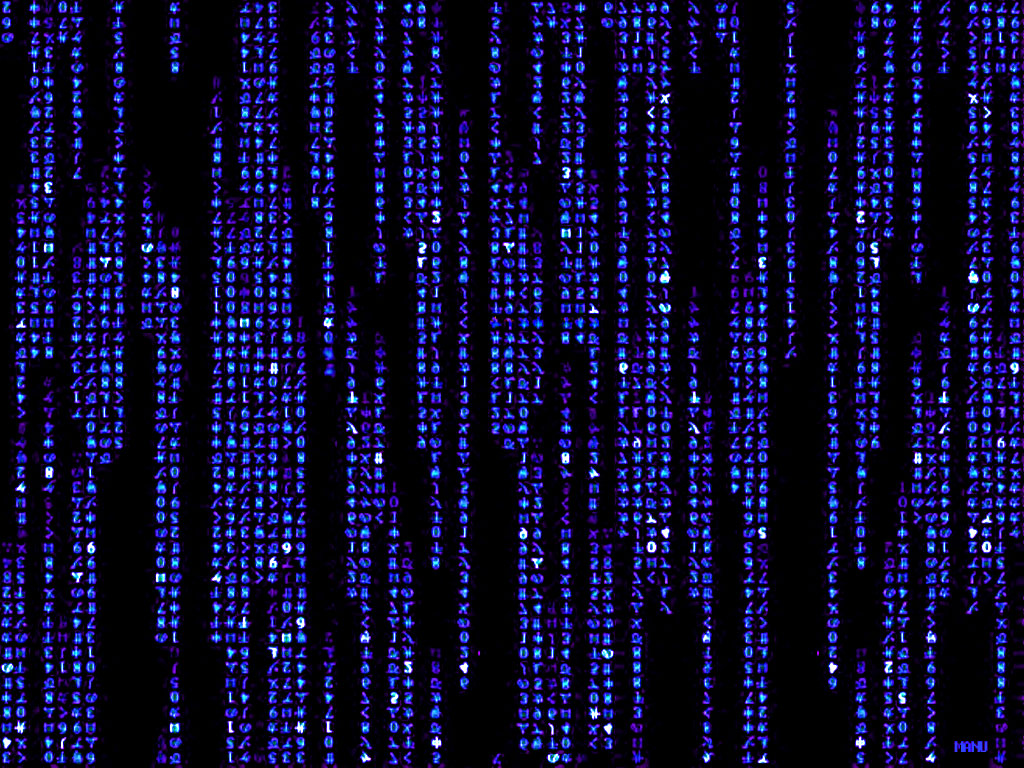 Wallpapers Movies Matrix 1 MATRICE BLEUE