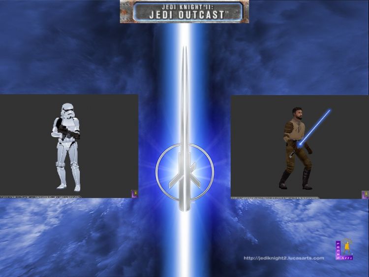 Wallpapers Video Games Jedi Knight II kile vs stormtroopers