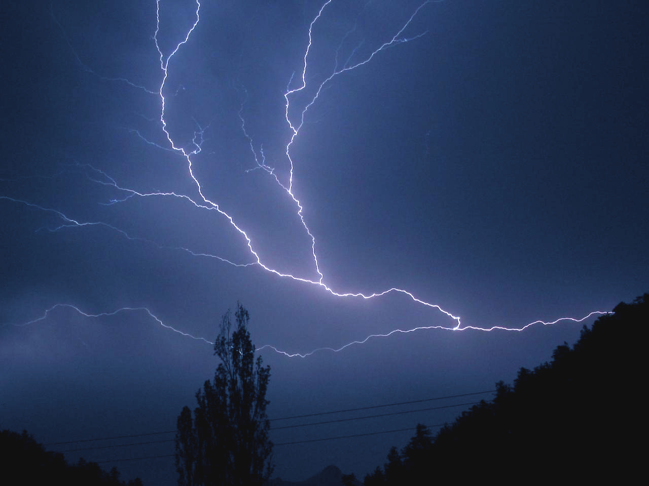 Wallpapers Nature Lightning Bah un clair