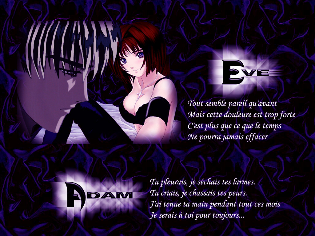 Fonds d'cran Manga Divers Adam+EvE