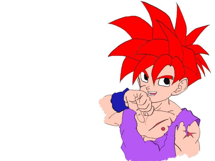 Wallpapers Manga Dragon Ball Z Sangohan Red'sHair