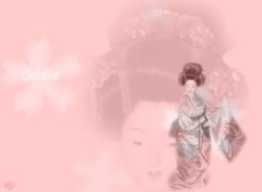 Fonds d'cran Art - Numrique Geisha