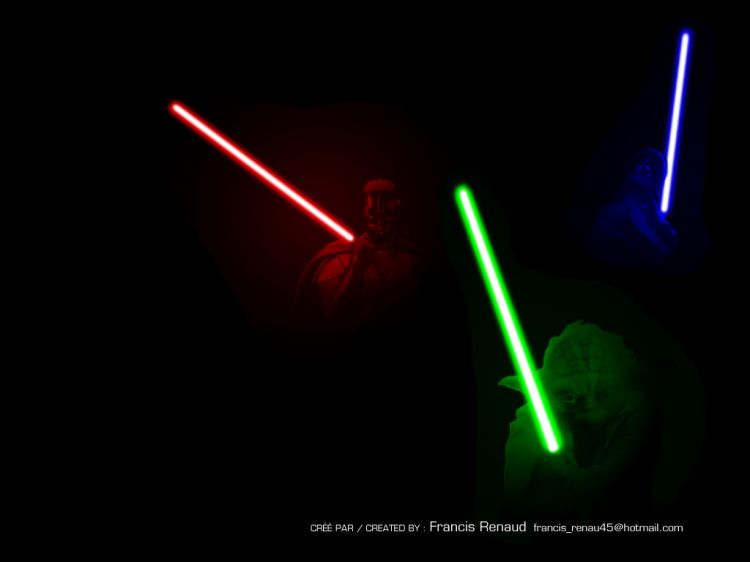 Wallpapers Movies Star Wars RGB Jedis Lights